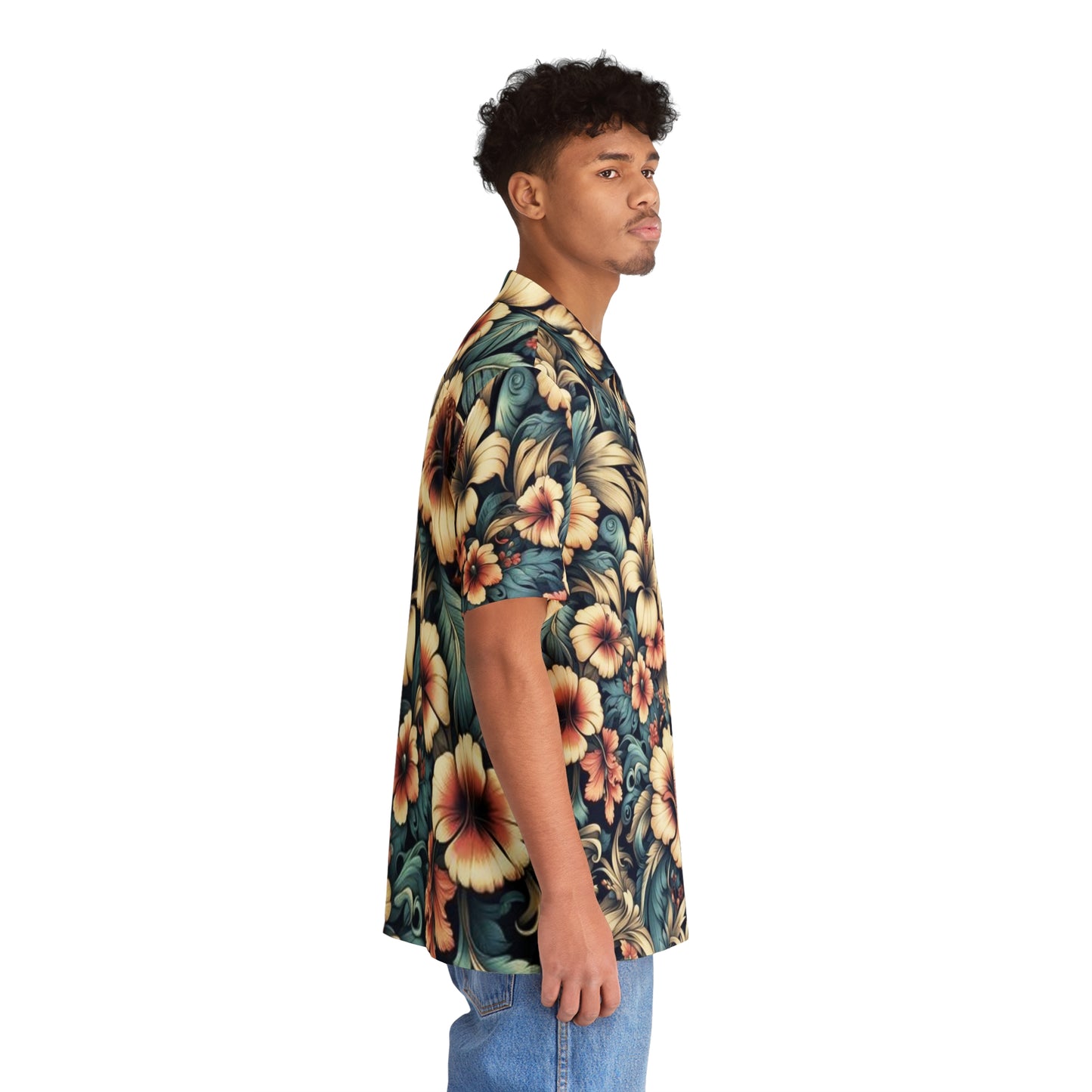 Juicy Clams Men's Hawaiian Shirt (1126)