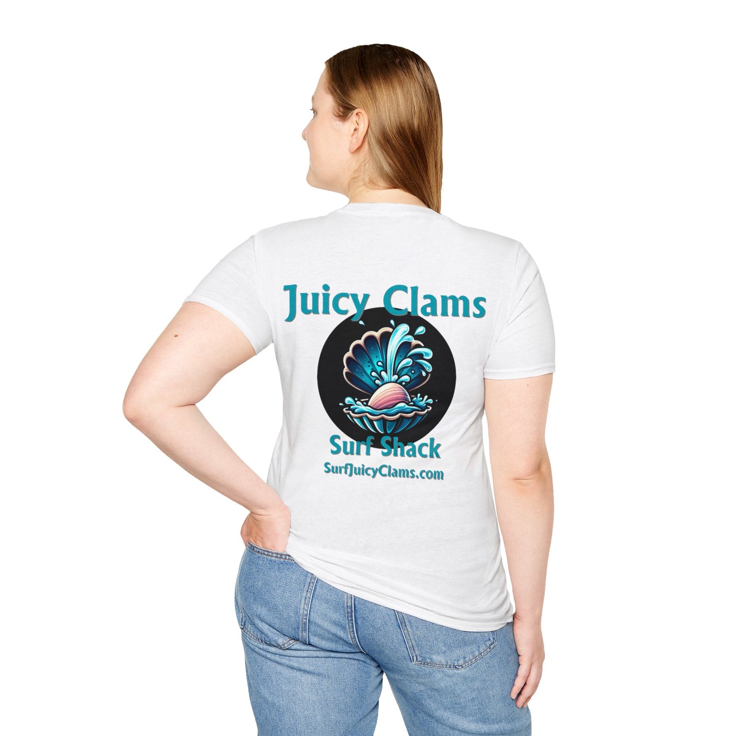 Juicy Clams Unisex Logo T-Shirt (L004)