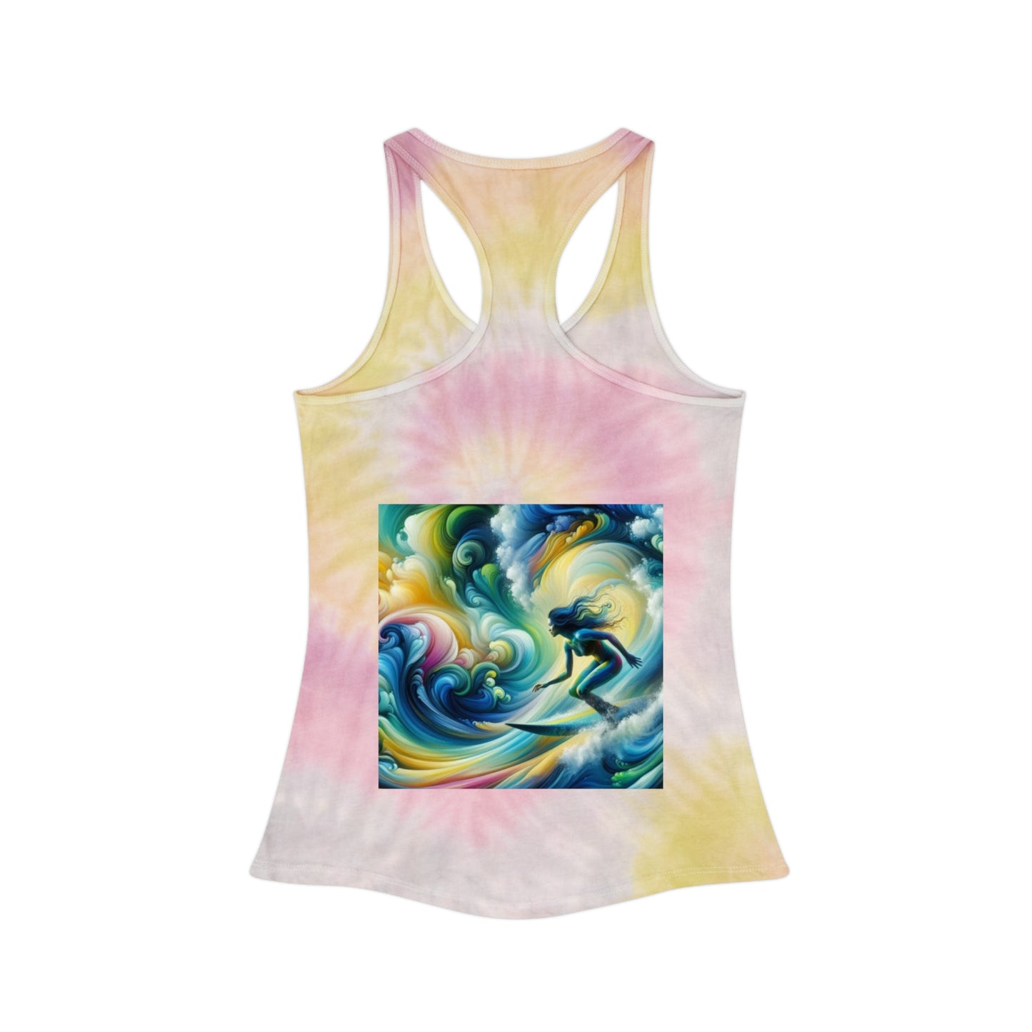 Juicy Clams Tie Dye Racerback Tank Top (V115)