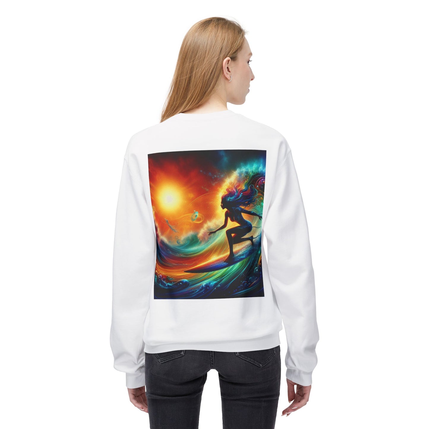 Juicy Clams Unisex Midweight Fleece Crewneck Sweatshirt (D033)