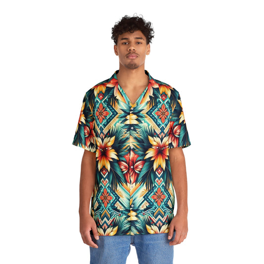 Juicy Clams Men's Hawaiian Shirt (1166)