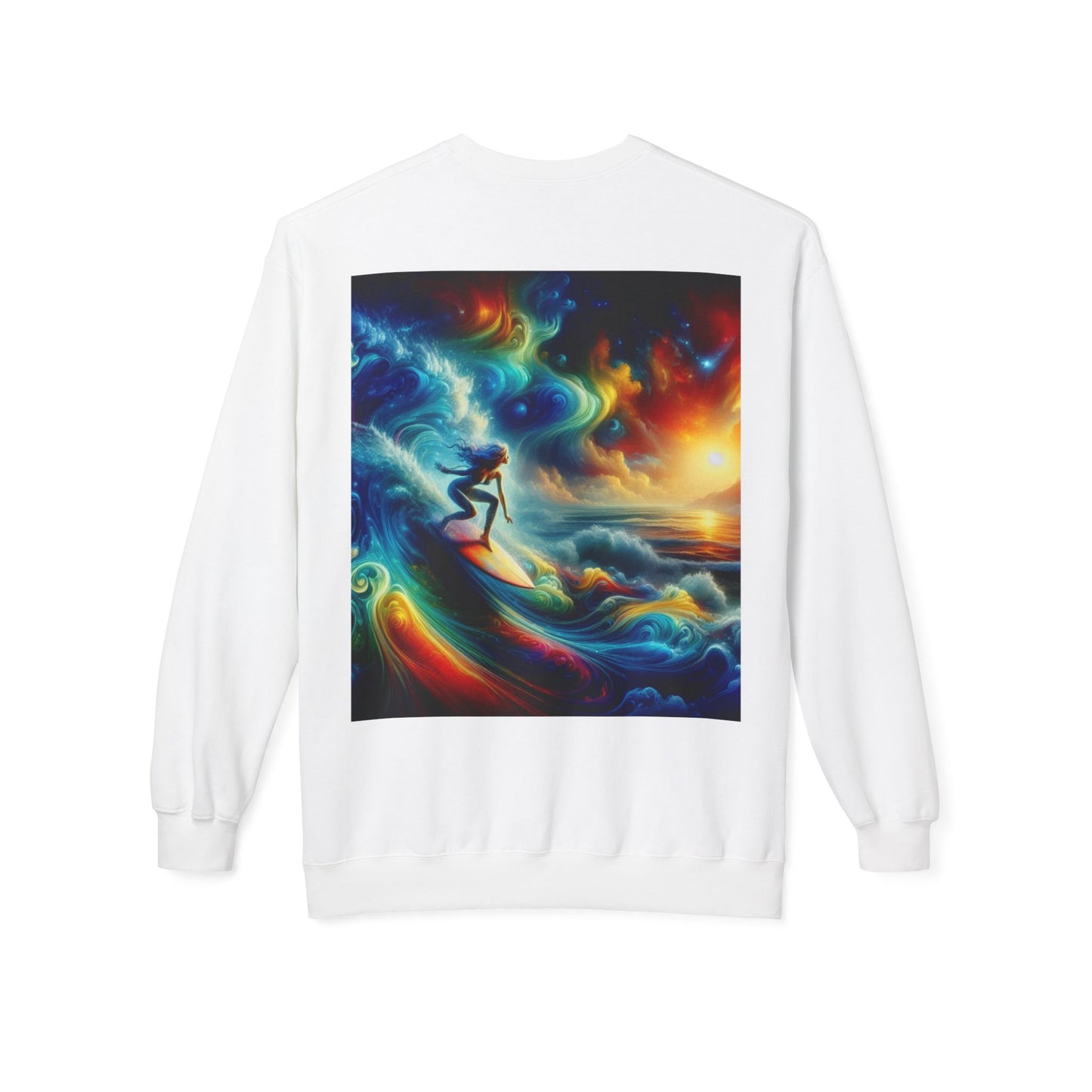 Juicy Clams Unisex Midweight Fleece Crewneck Sweatshirt (D035)