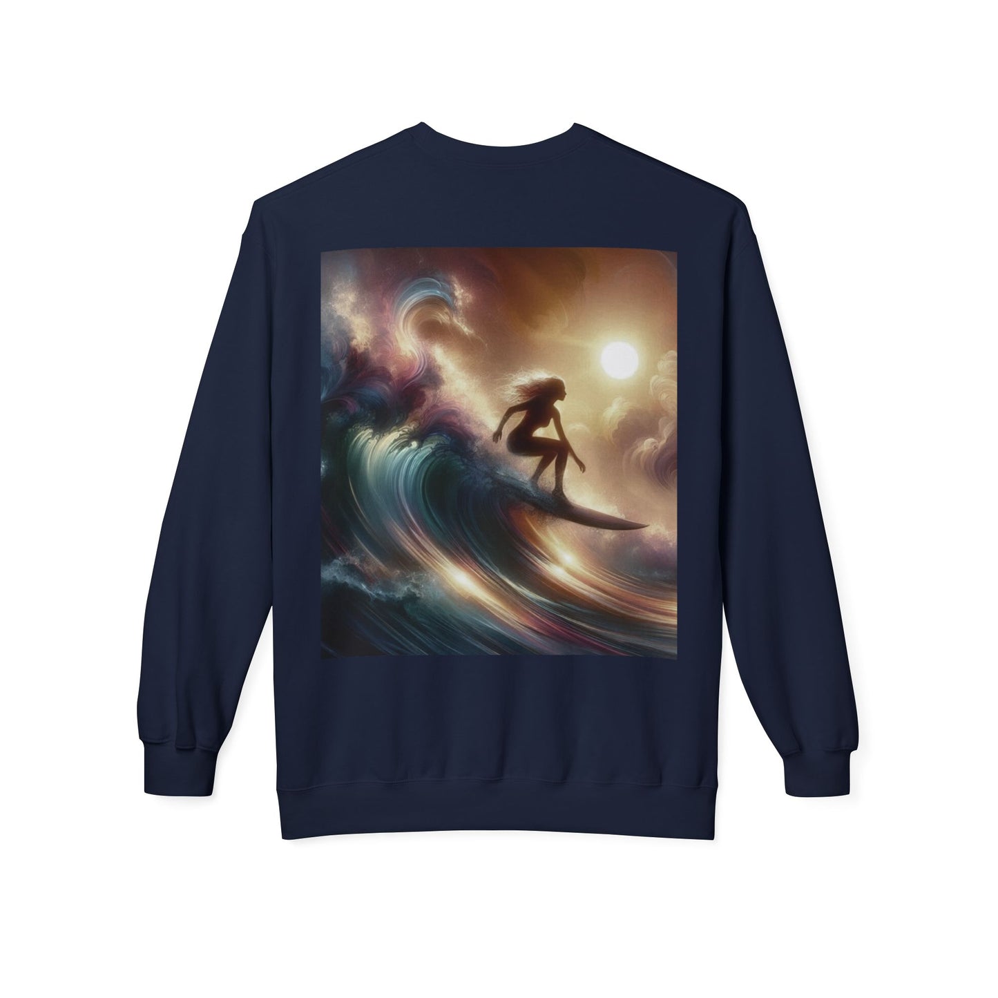 Juicy Clams Unisex Midweight Fleece Crewneck Sweatshirt (V038)