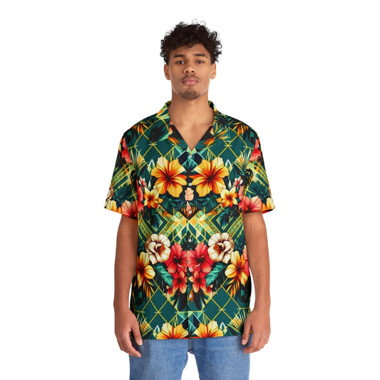 Juicy Clams Men's Hawaiian Shirt (1059)