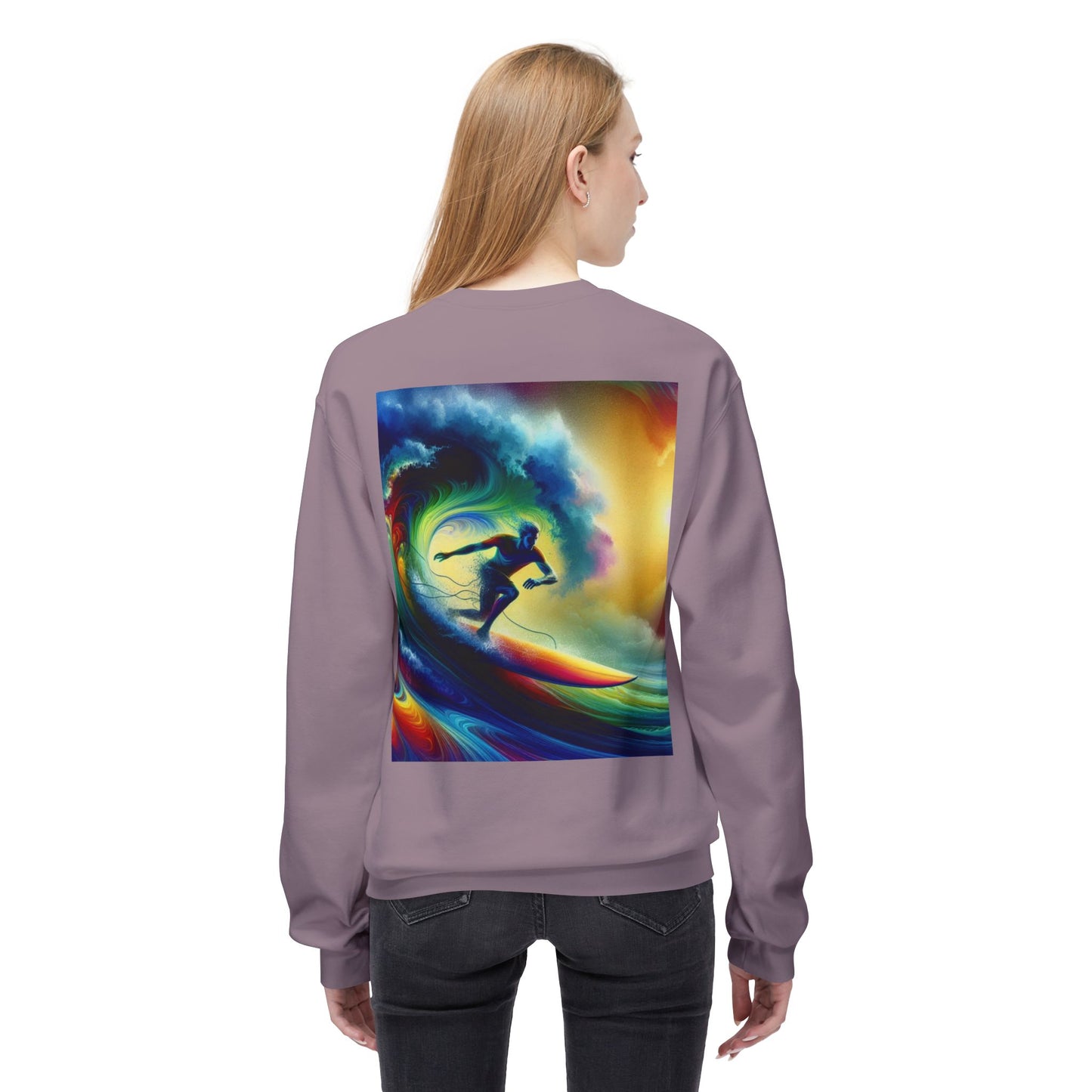 Juicy Clams Unisex Midweight Fleece Crewneck Sweatshirt (D027)