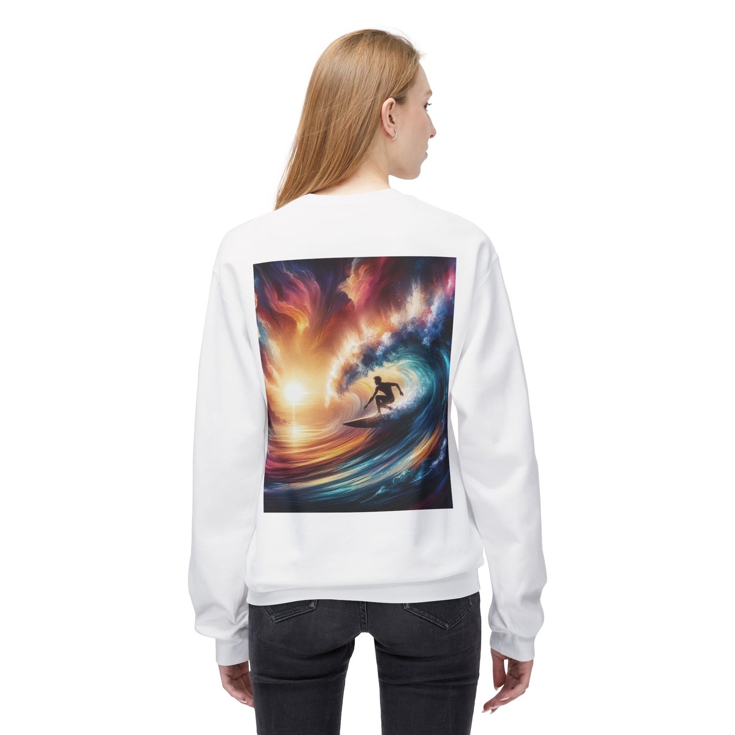 Juicy Clams Unisex Midweight Fleece Crewneck Sweatshirt (V039)