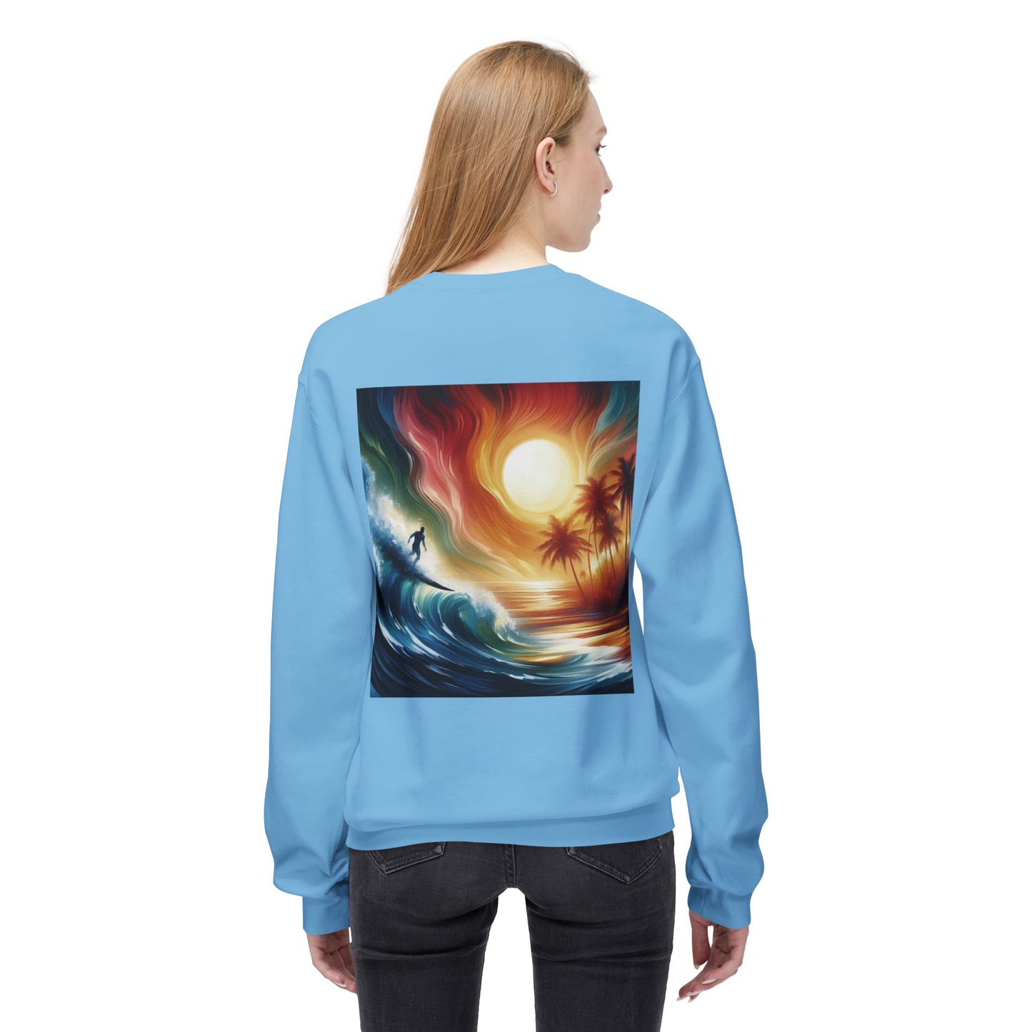 Juicy Clams Unisex Midweight Fleece Crewneck Sweatshirt (V036)