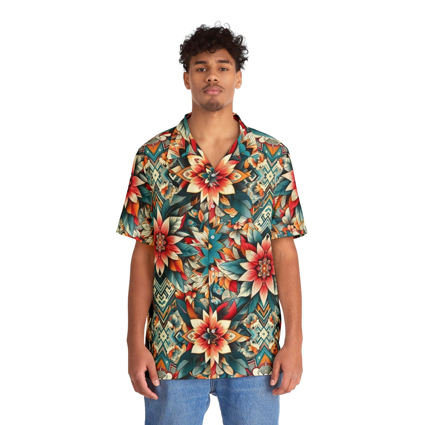 Juicy Clams Men's Hawaiian Shirt (1024)