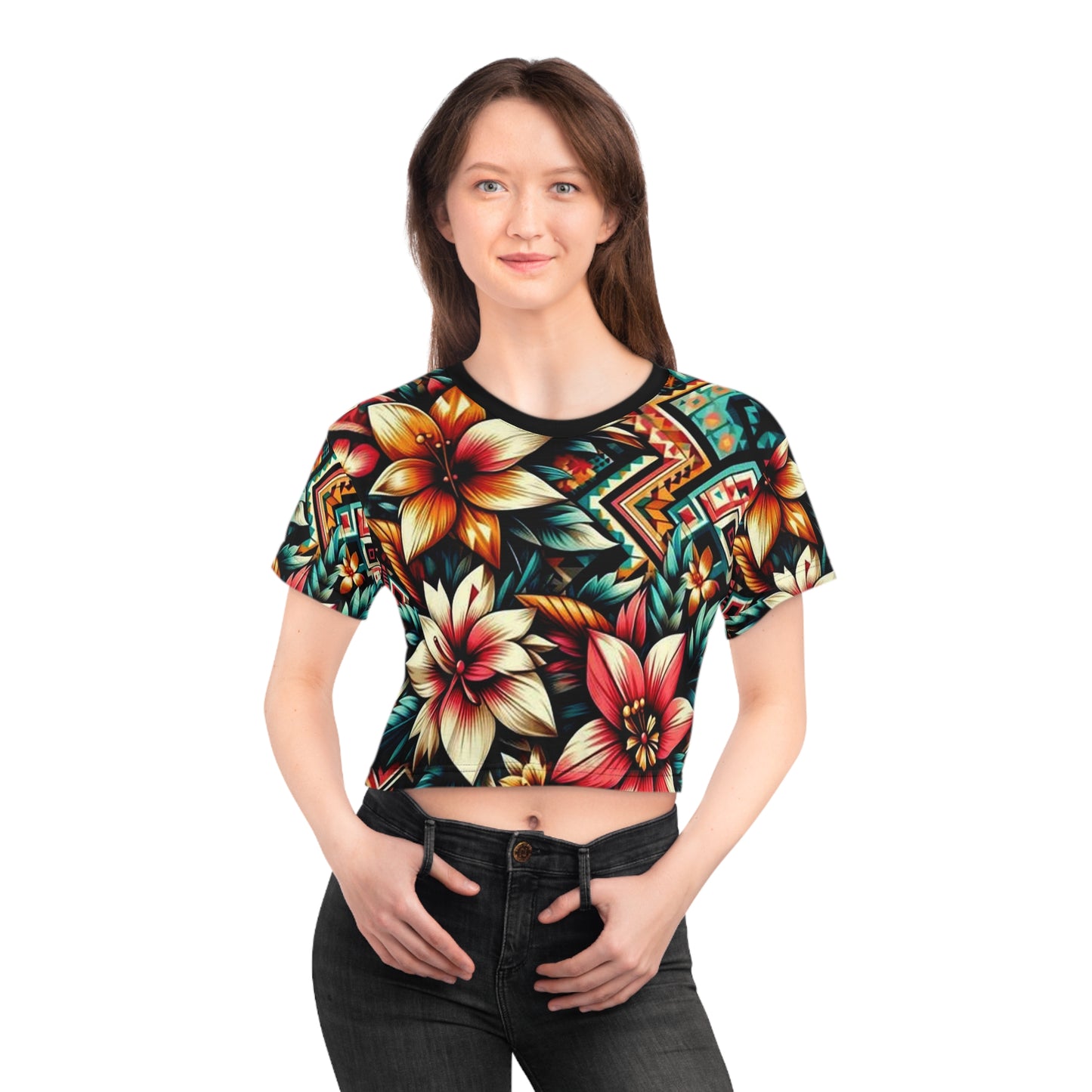 Juicy Clams Crop Top Tee (H153)