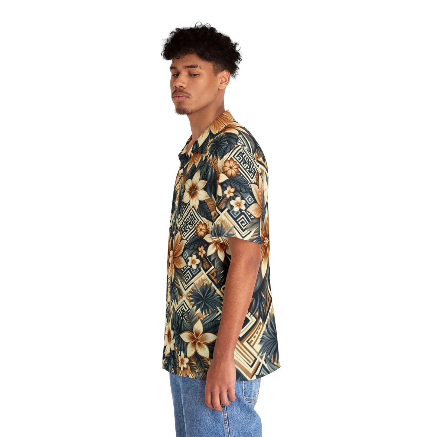 Juicy Clams Men's Hawaiian Shirt (1119)