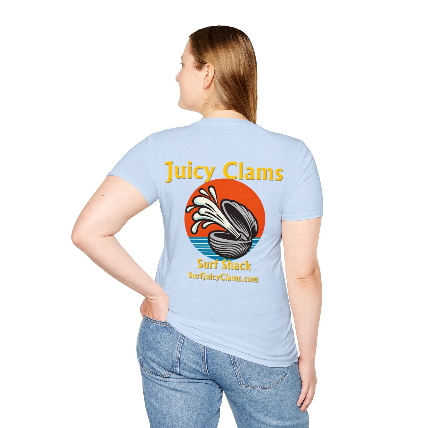 Juicy Clams Unisex Logo T-Shirt (L005)