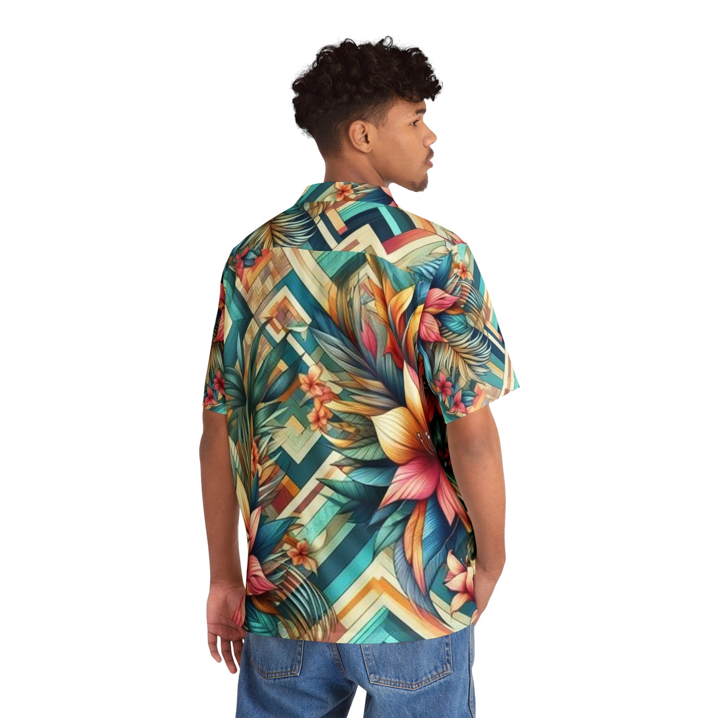 Juicy Clams Men's Hawaiian Shirt (1016)