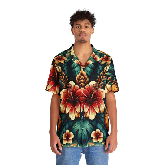Juicy Clams Men's Hawaiian Shirt (1093)