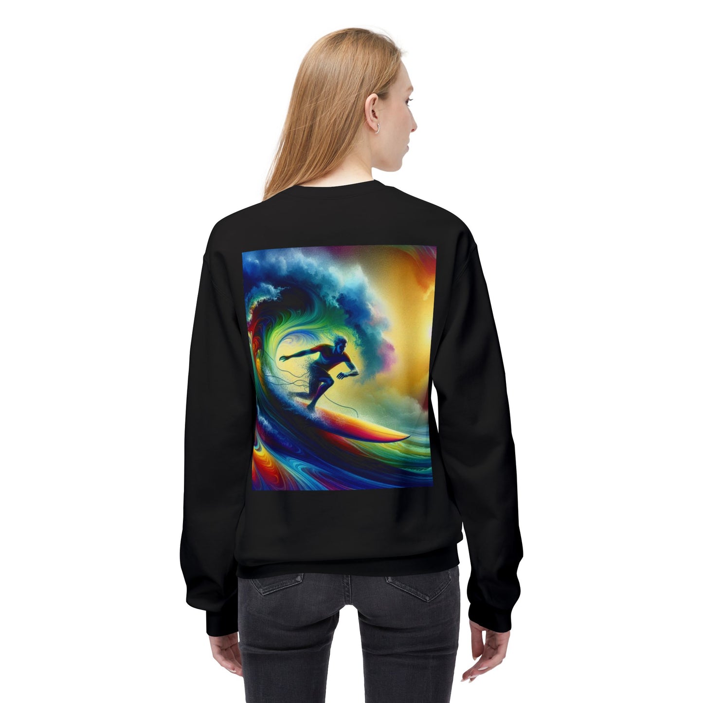 Juicy Clams Unisex Midweight Fleece Crewneck Sweatshirt (D027)