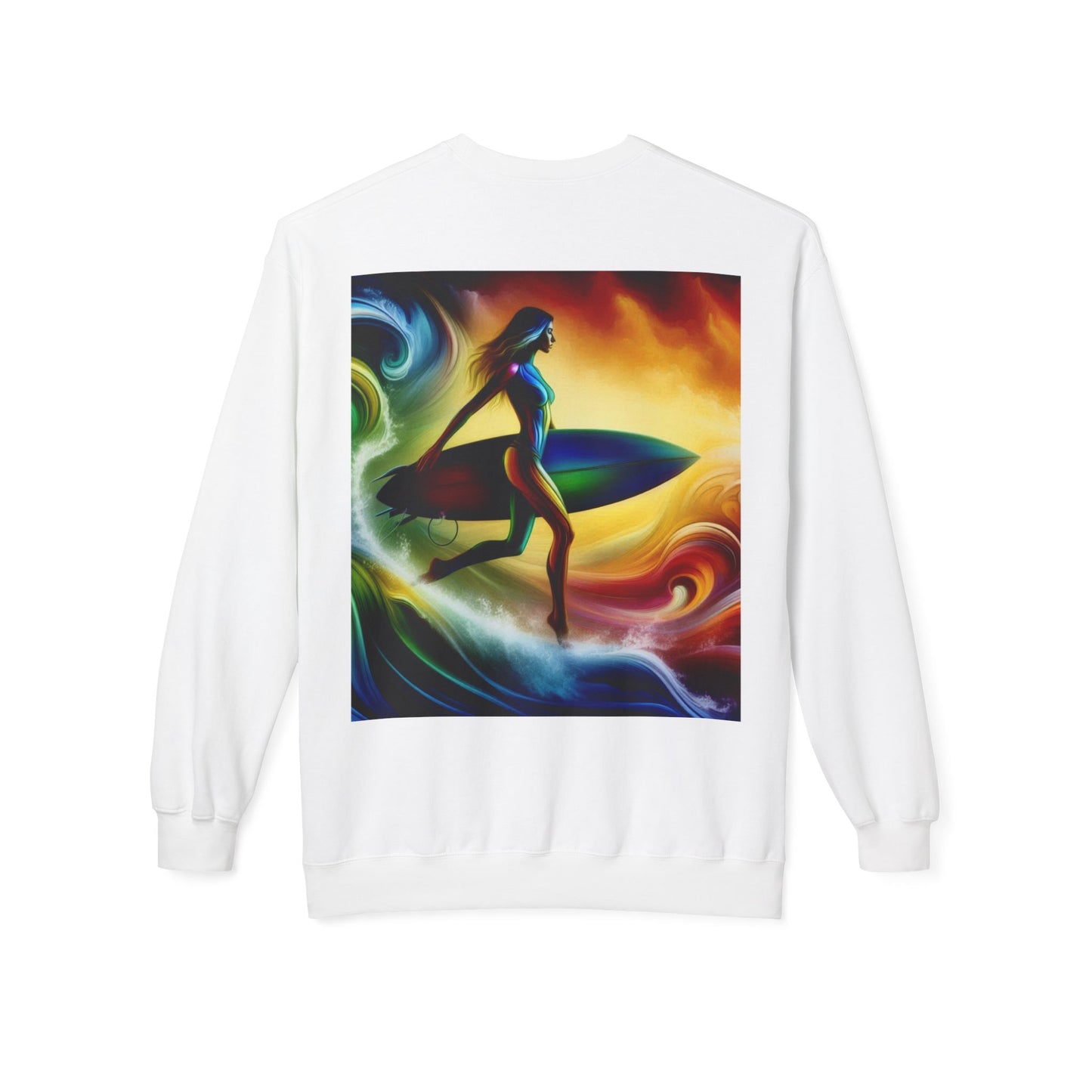 Juicy Clams Unisex Midweight Fleece Crewneck Sweatshirt (D003)