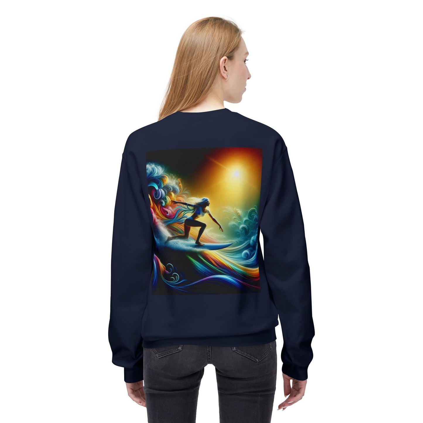 Juicy Clams Unisex Midweight Fleece Crewneck Sweatshirt (D025)