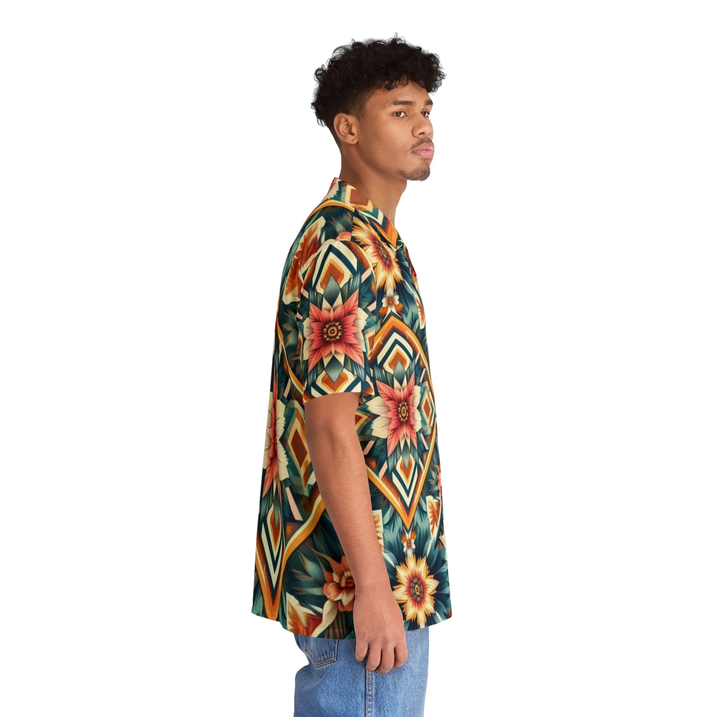 Juicy Clams Men's Hawaiian Shirt (1021)