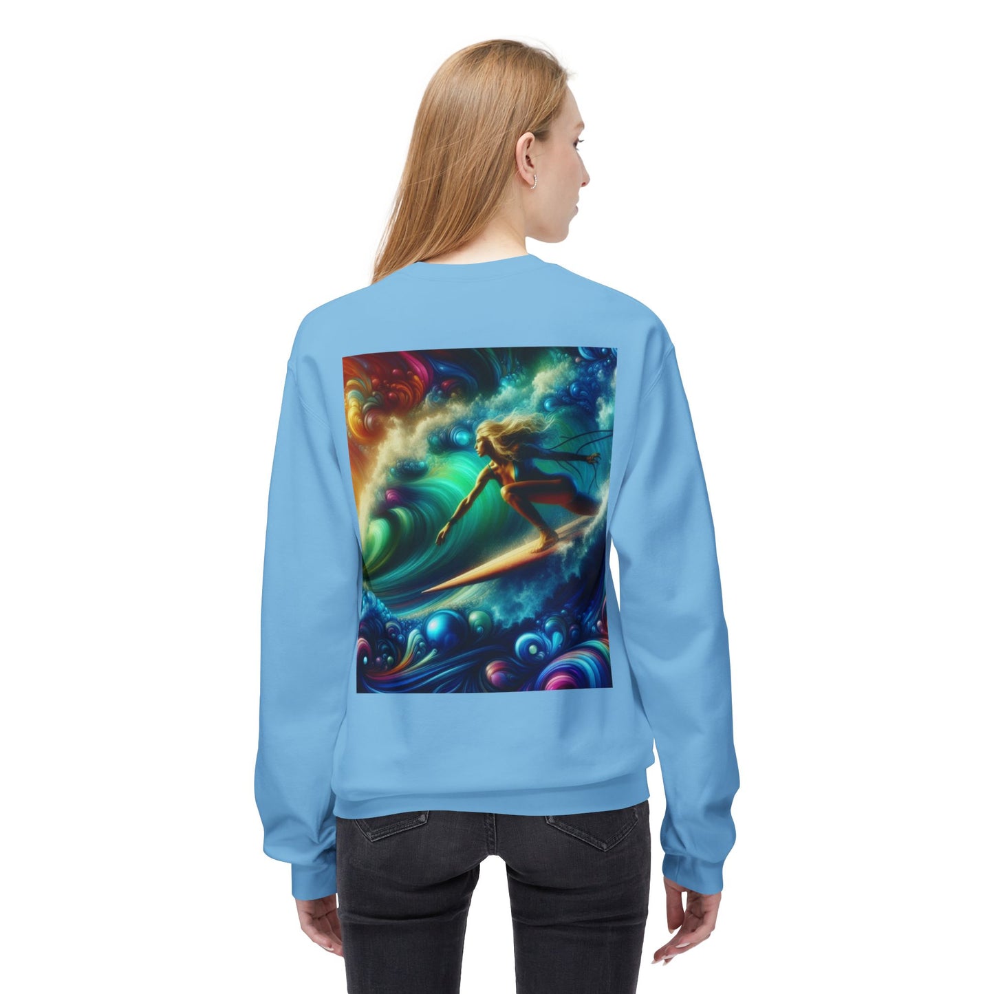 Juicy Clams Unisex Midweight Fleece Crewneck Sweatshirt (D010)