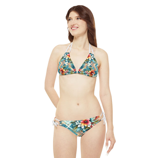 Juicy Clams Double Strap Bikini Set (1020)