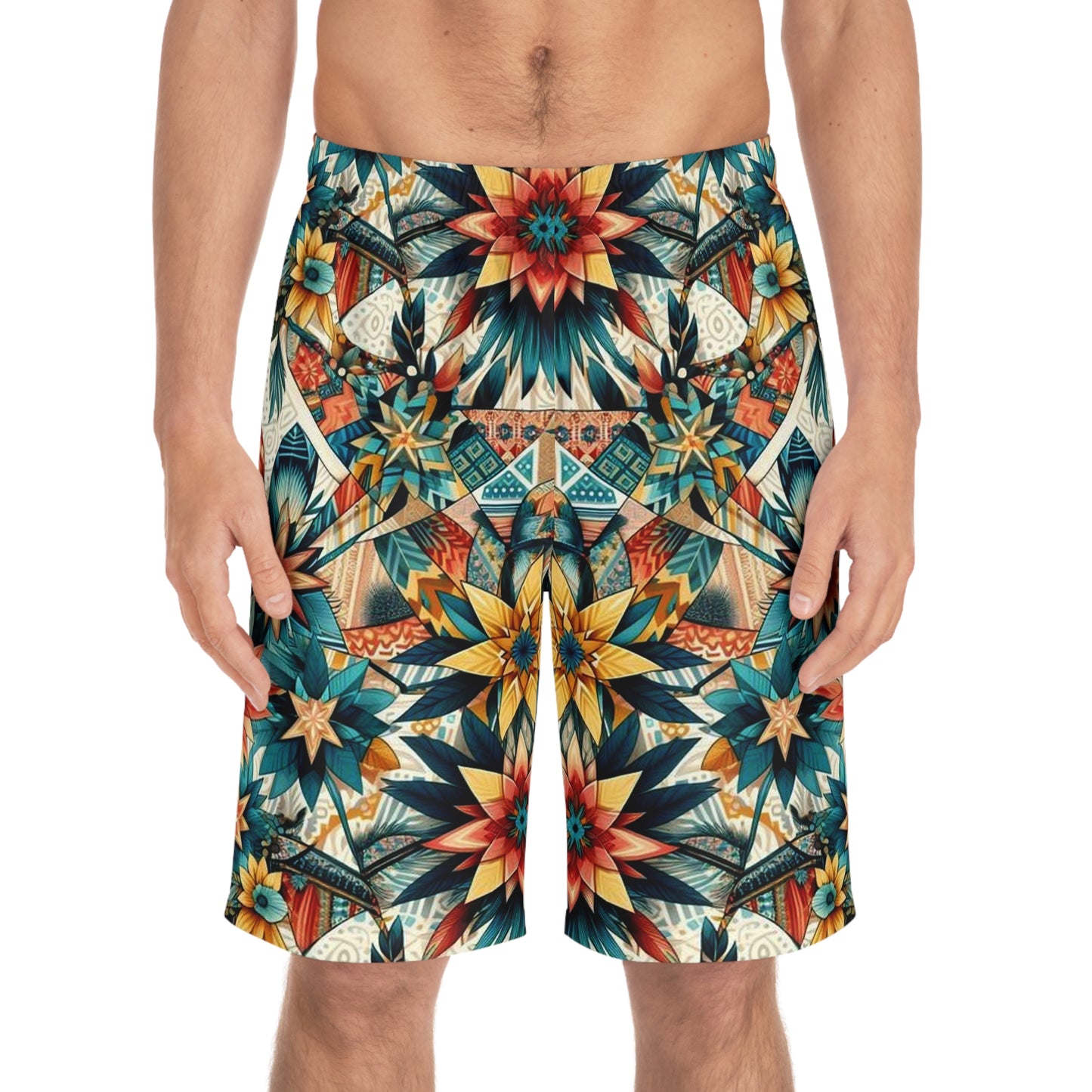 Juicy Clams Men's Board Shorts (H055)