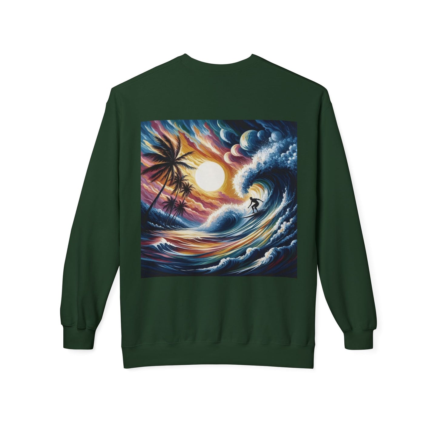 Juicy Clams Unisex Midweight Fleece Crewneck Sweatshirt (V035)