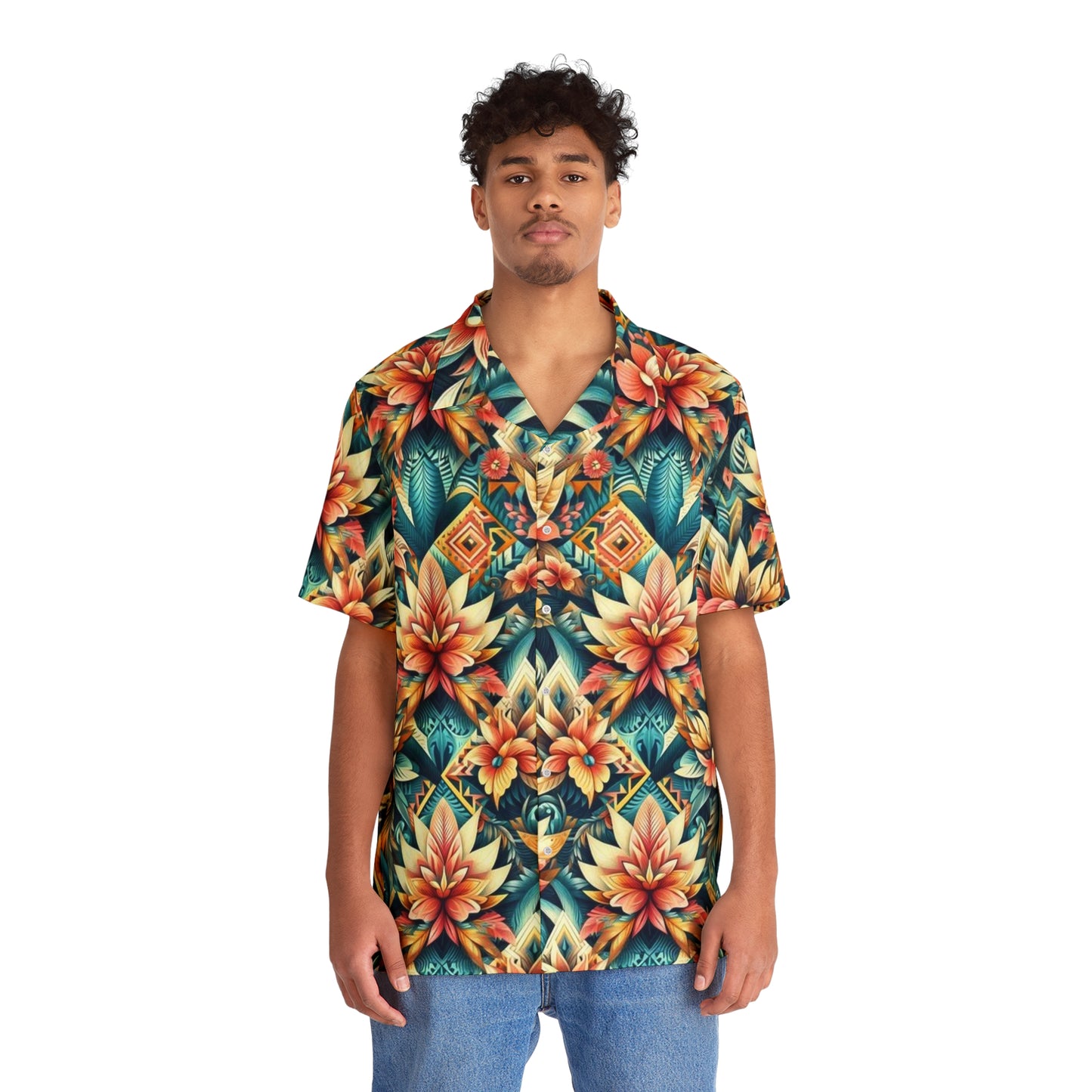 Juicy Clams Men's Hawaiian Shirt (1009)