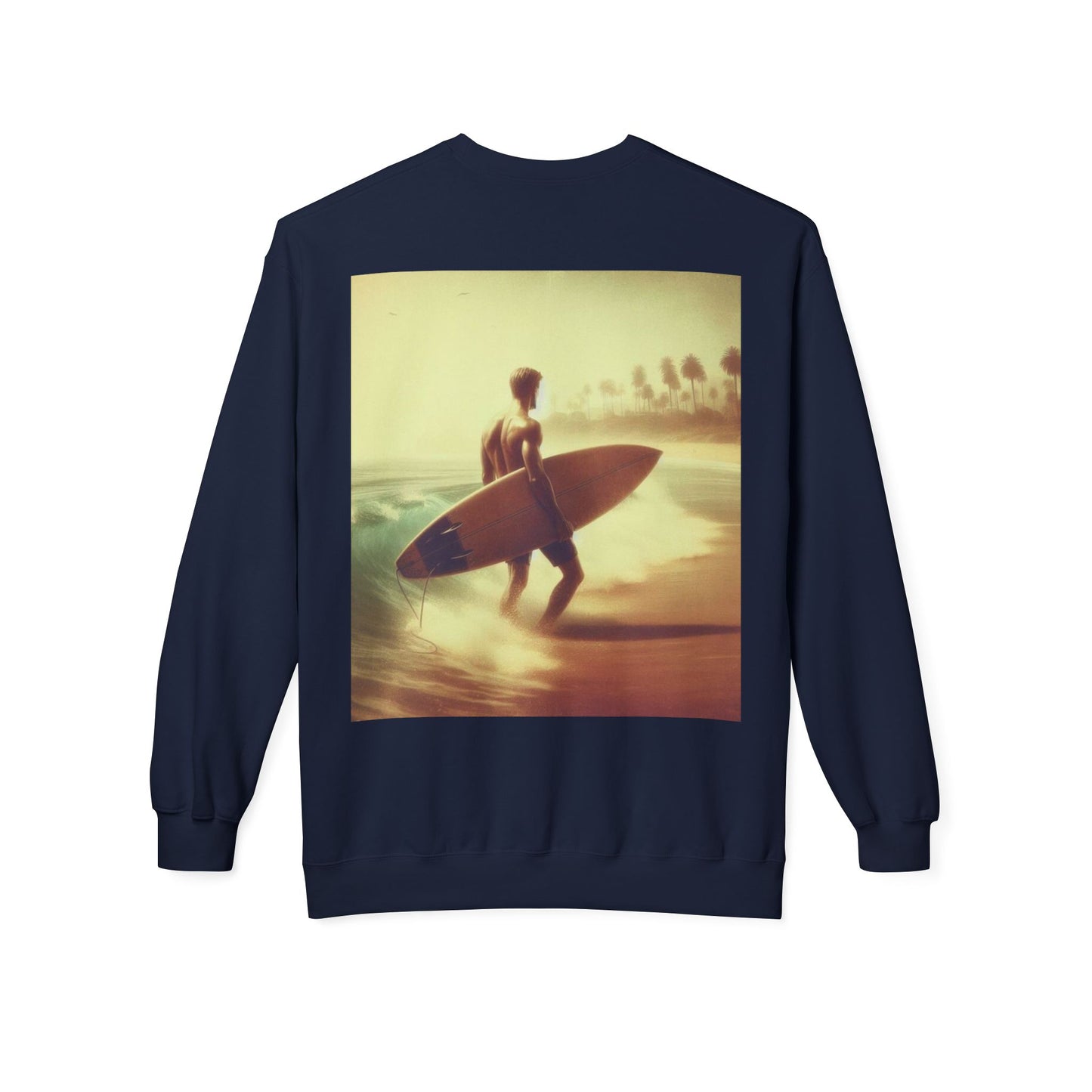 Juicy Clams Unisex Midweight Fleece Crewneck Sweatshirt (V048)