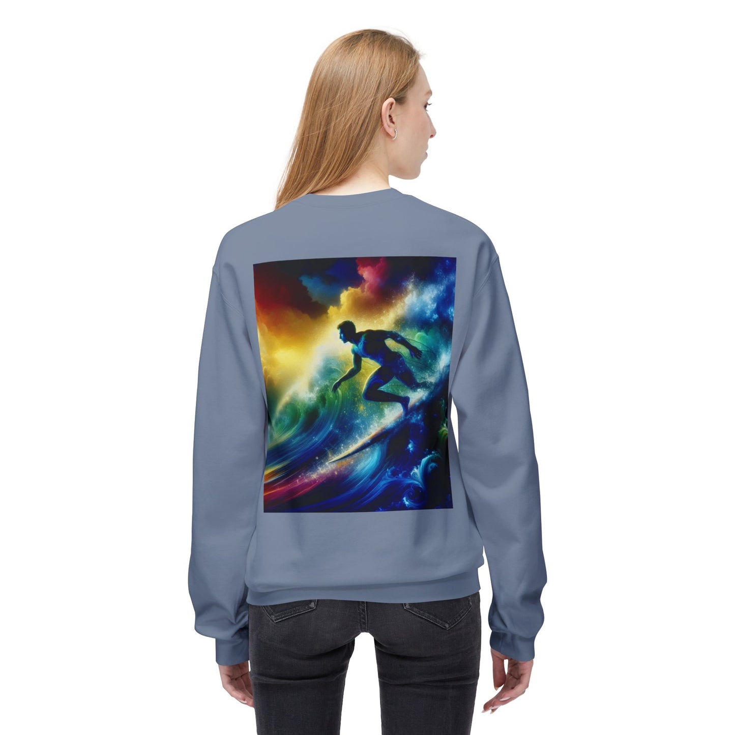 Juicy Clams Unisex Midweight Fleece Crewneck Sweatshirt (D037)