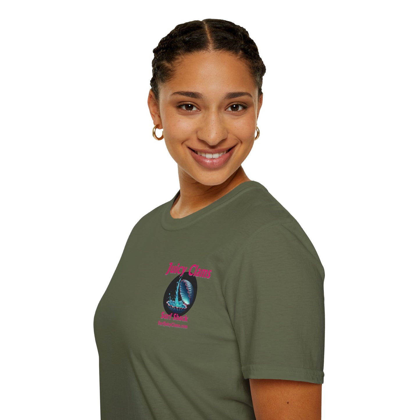 Juicy Clams Unisex Logo T-Shirt (L010)