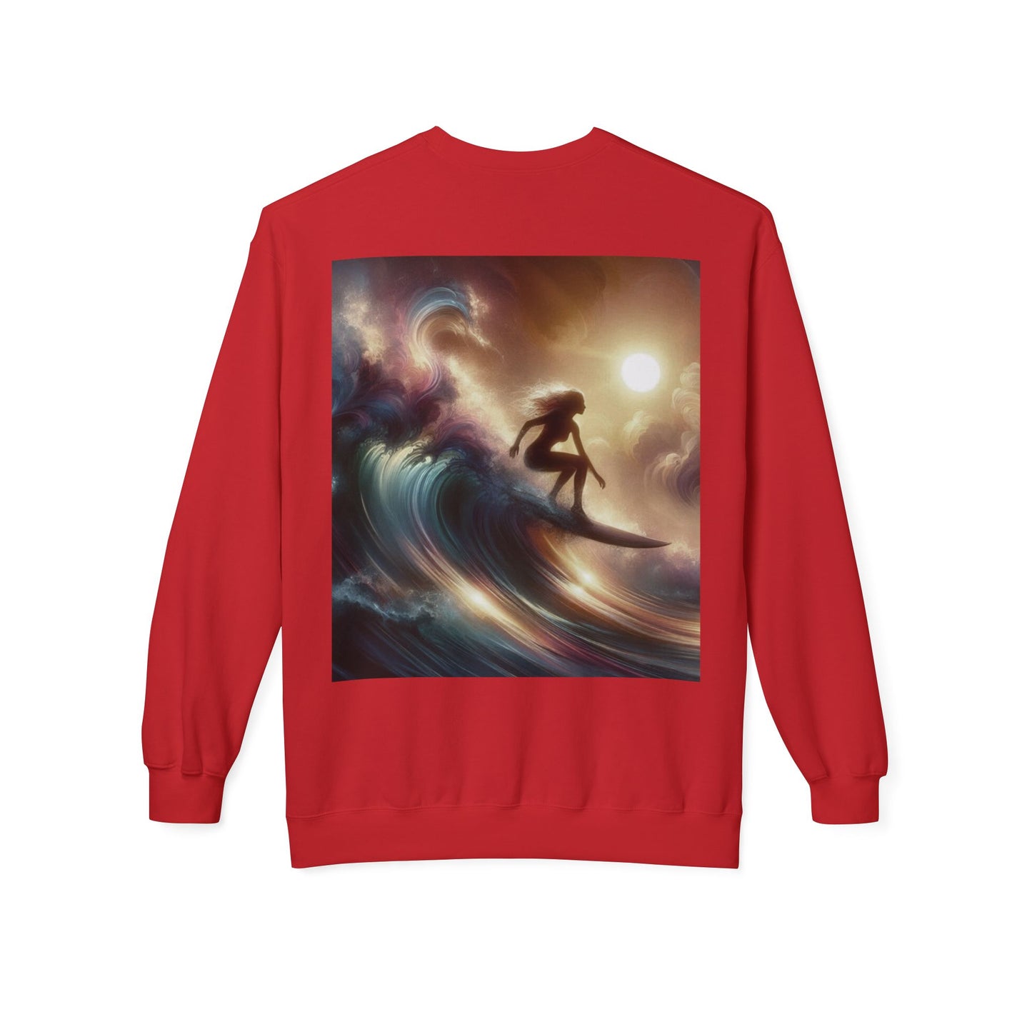 Juicy Clams Unisex Midweight Fleece Crewneck Sweatshirt (V038)