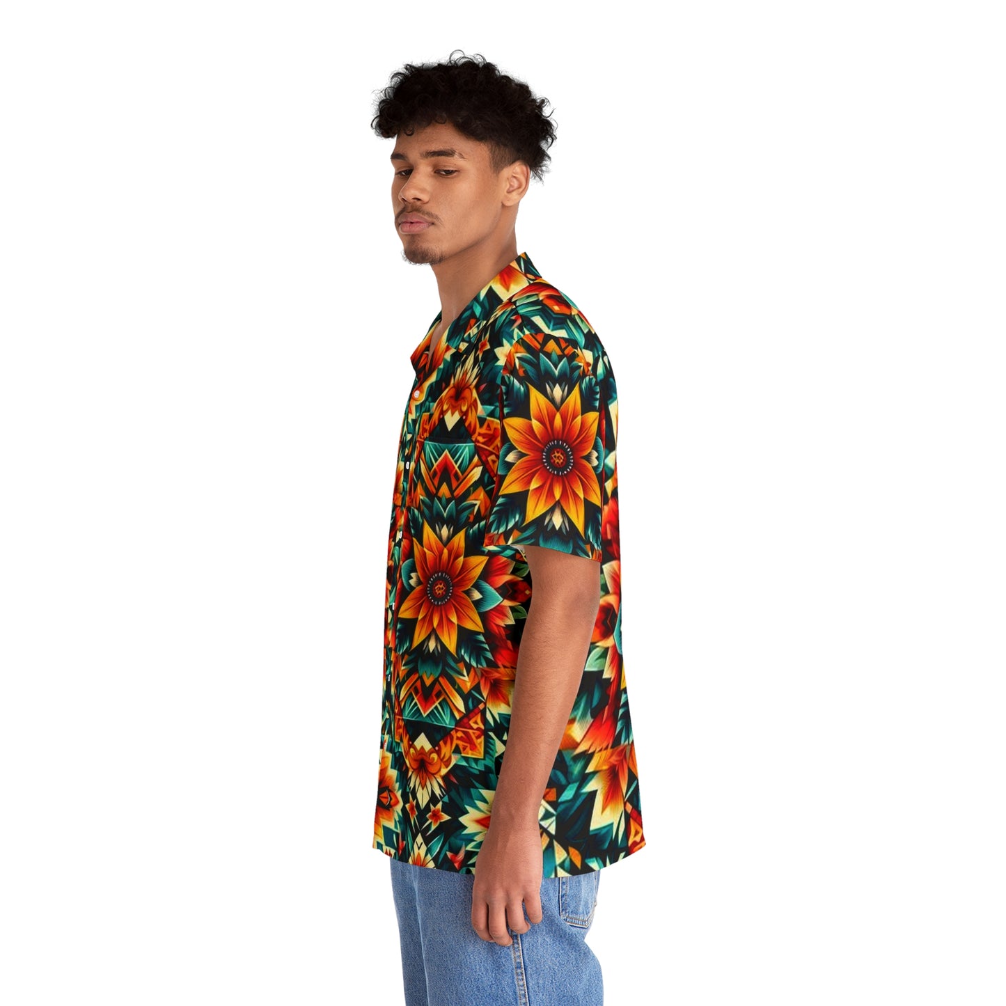 Juicy Clams Men's Hawaiian Shirt (1006)