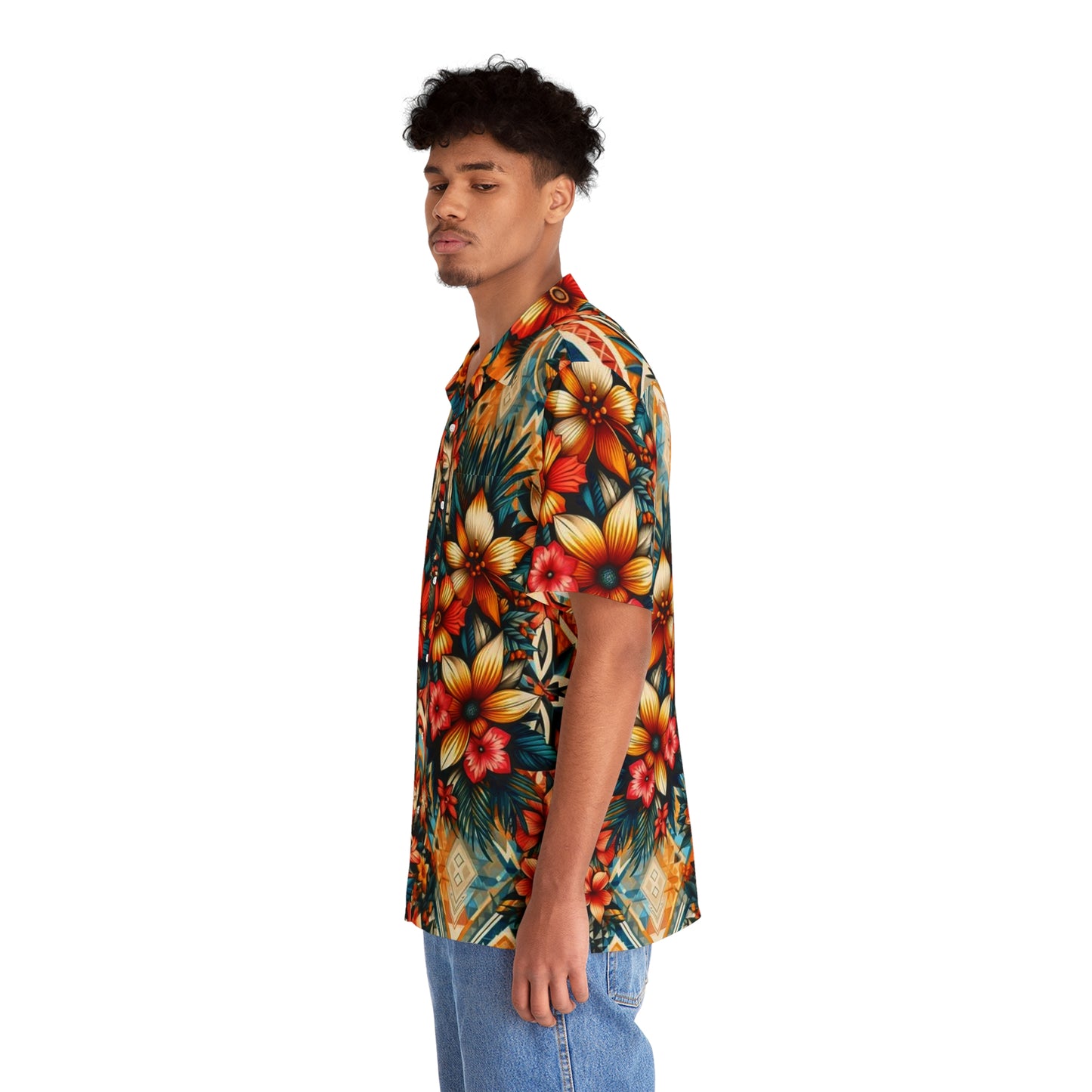 Juicy Clams Men's Hawaiian Shirt (H034)