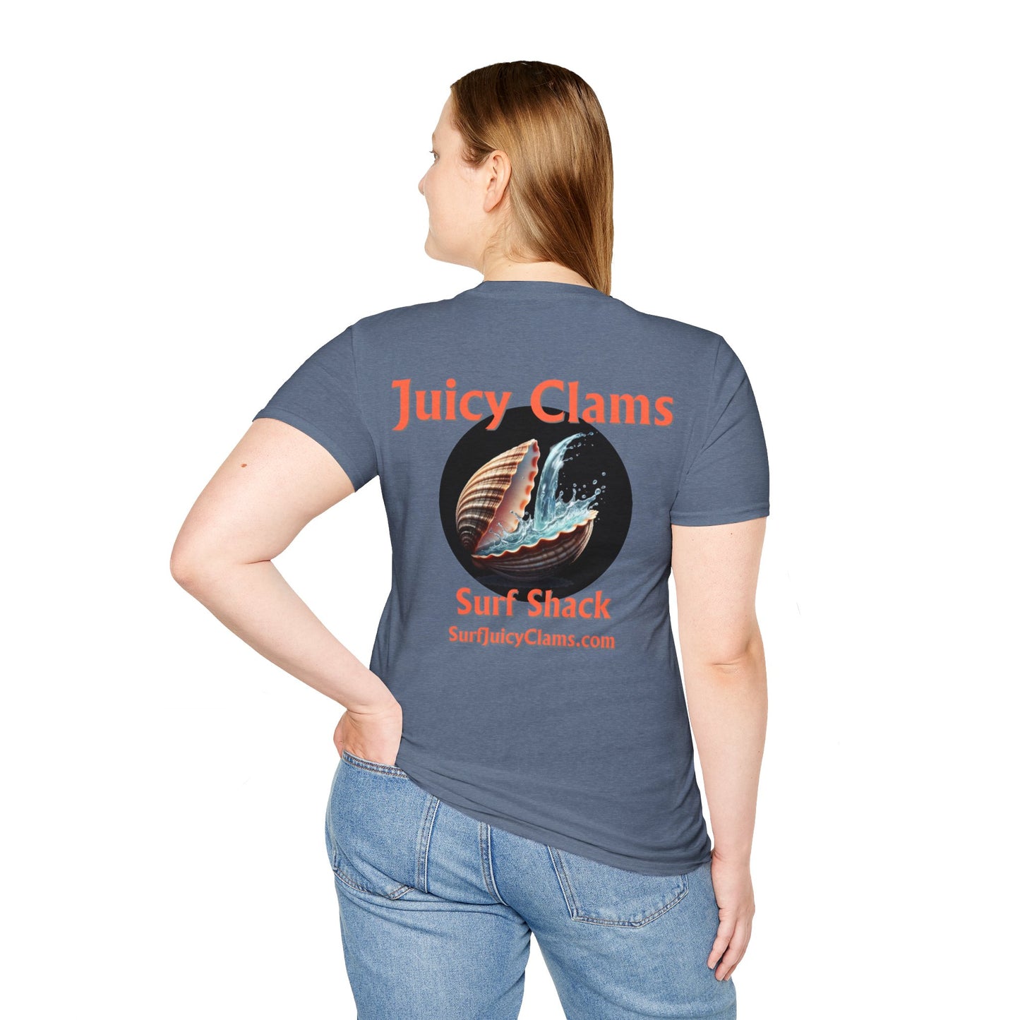 Juicy Clams Unisex Logo T-Shirt (L007)