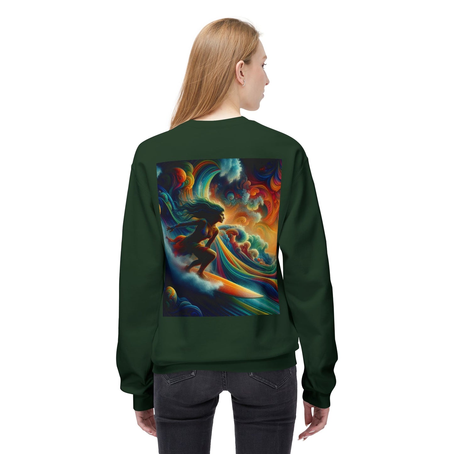 Juicy Clams Unisex Midweight Fleece Crewneck Sweatshirt (D016)