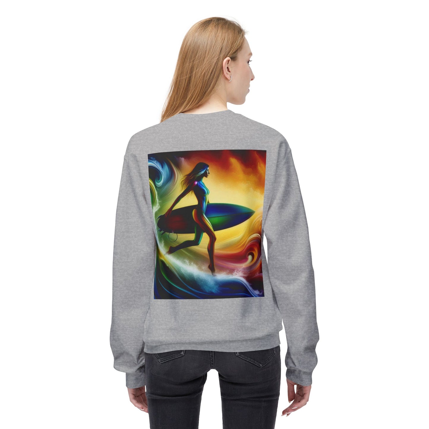 Juicy Clams Unisex Midweight Fleece Crewneck Sweatshirt (D003)