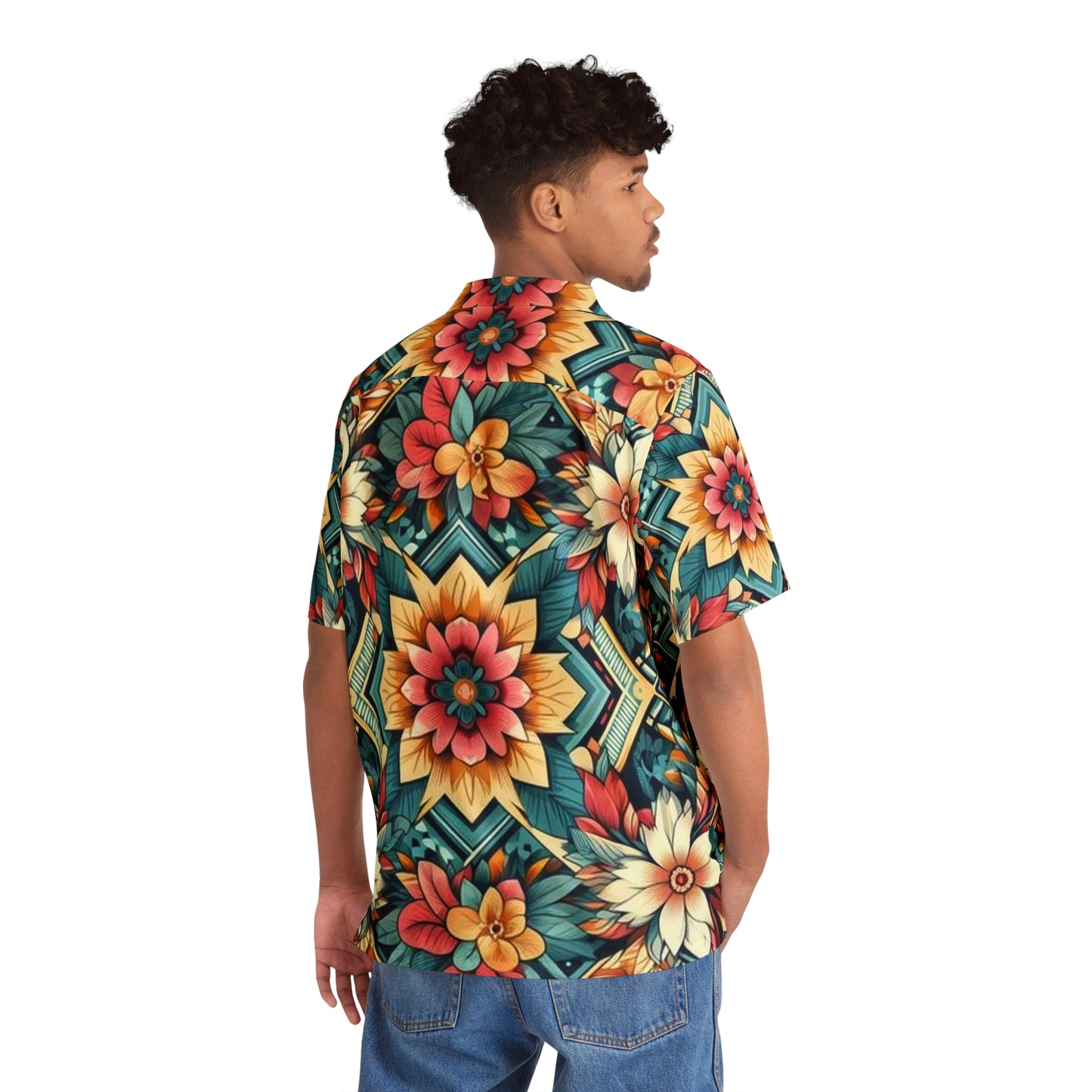 Juicy Clams Men's Hawaiian Shirt (1010)