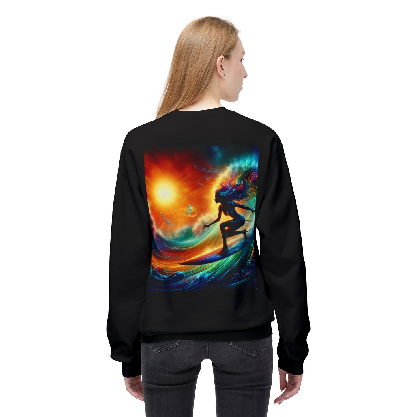 Juicy Clams Unisex Midweight Fleece Crewneck Sweatshirt (D033)