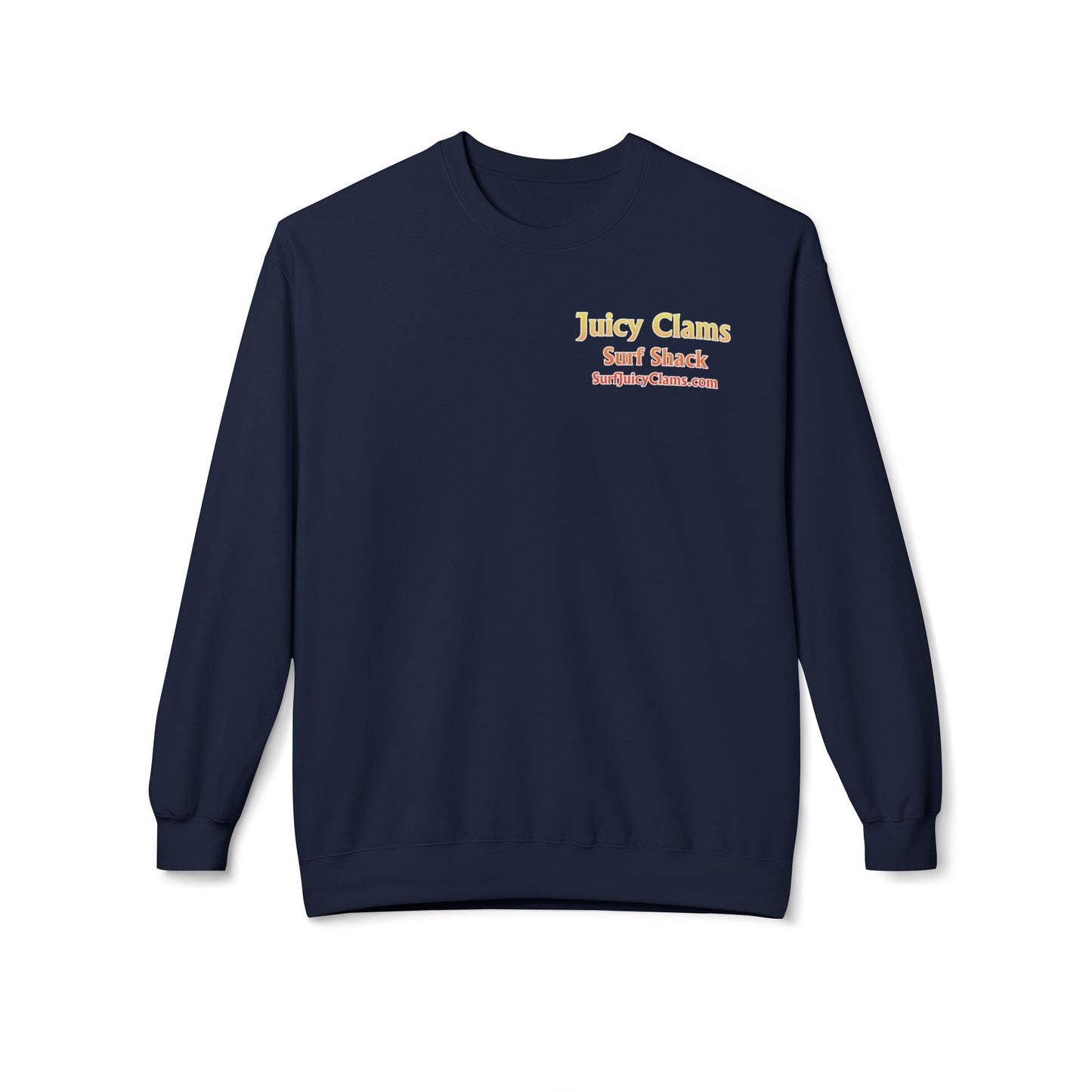 Juicy Clams Unisex Midweight Fleece Crewneck Sweatshirt (D013)