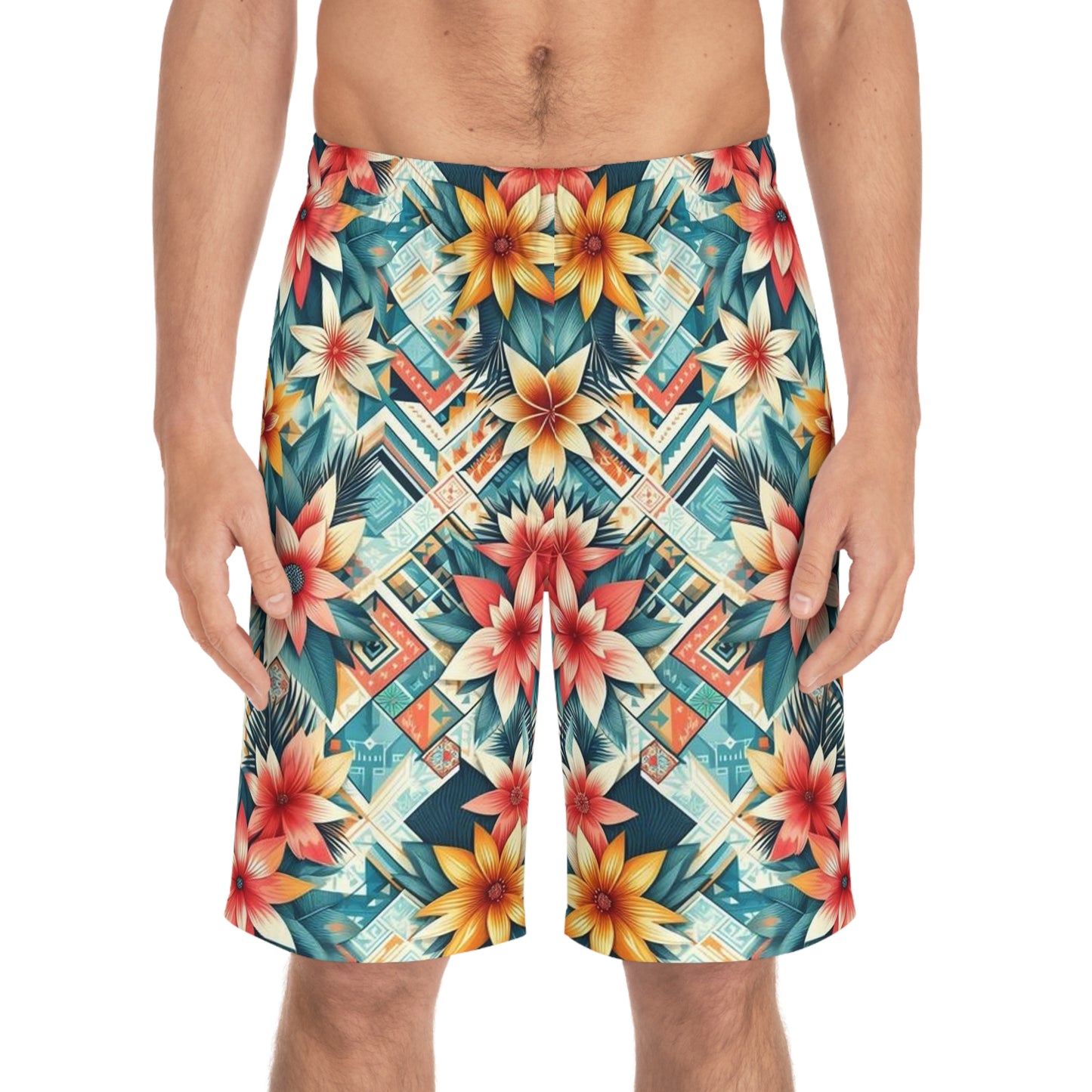 Juicy Clams Men's Board Shorts (1028)