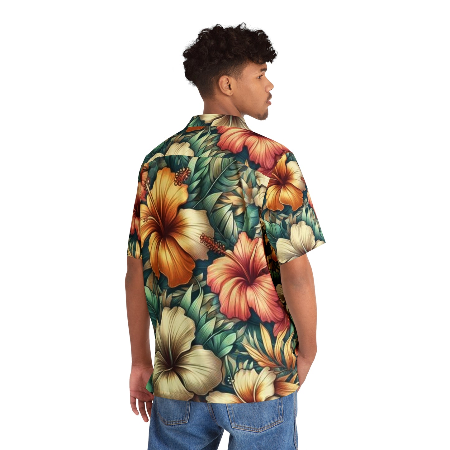 Juicy Clams Men's Hawaiian Shirt (1084)