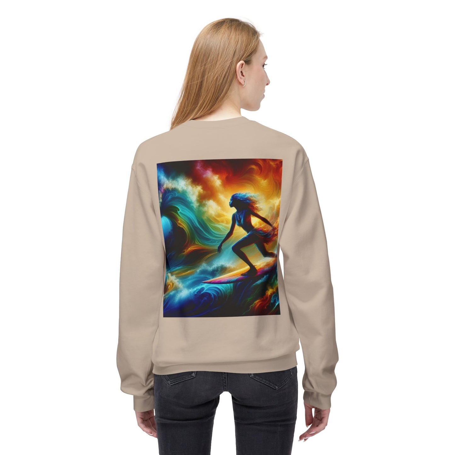 Juicy Clams Unisex Midweight Fleece Crewneck Sweatshirt (D018)