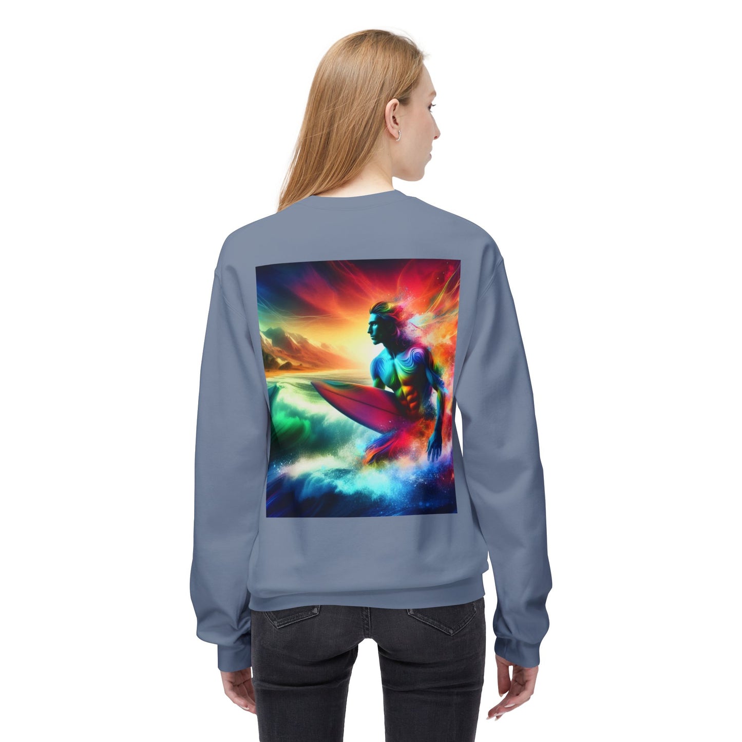 Juicy Clams Unisex Midweight Fleece Crewneck Sweatshirt (D002)