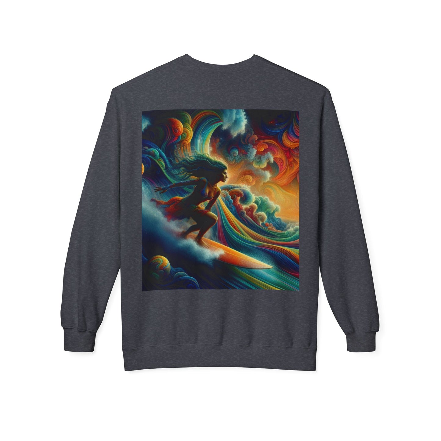 Juicy Clams Unisex Midweight Fleece Crewneck Sweatshirt (D016)