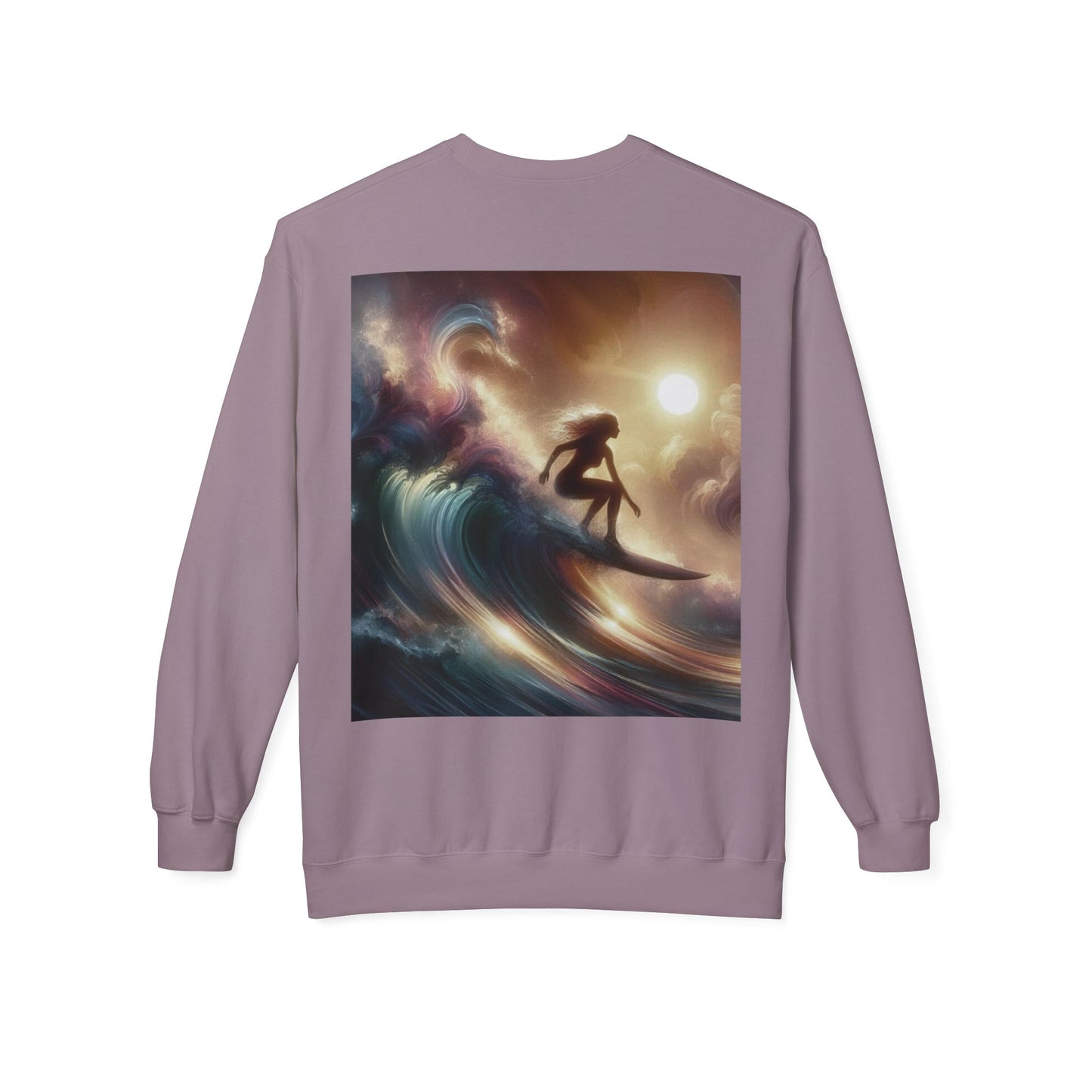 Juicy Clams Unisex Midweight Fleece Crewneck Sweatshirt (V038)