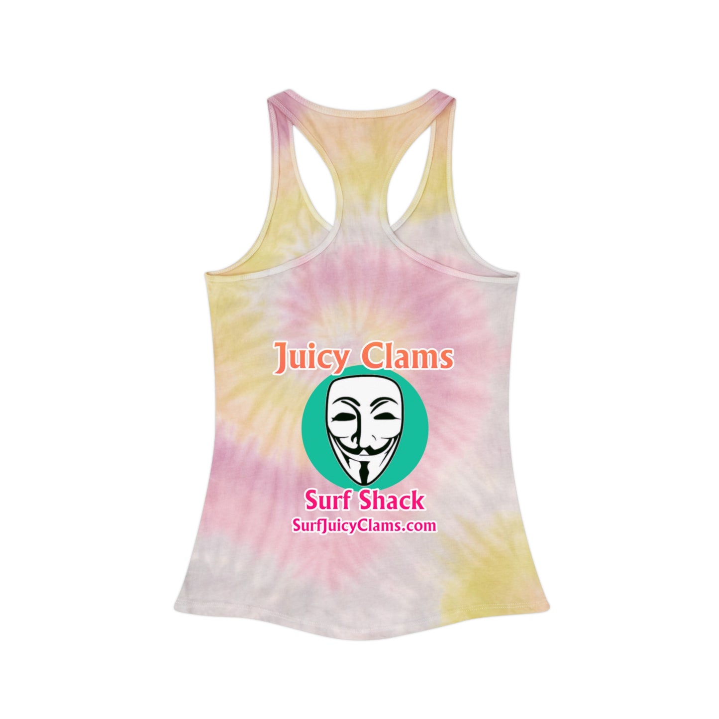 Juicy Clams Tie Dye Racerback Tank Top (A009)