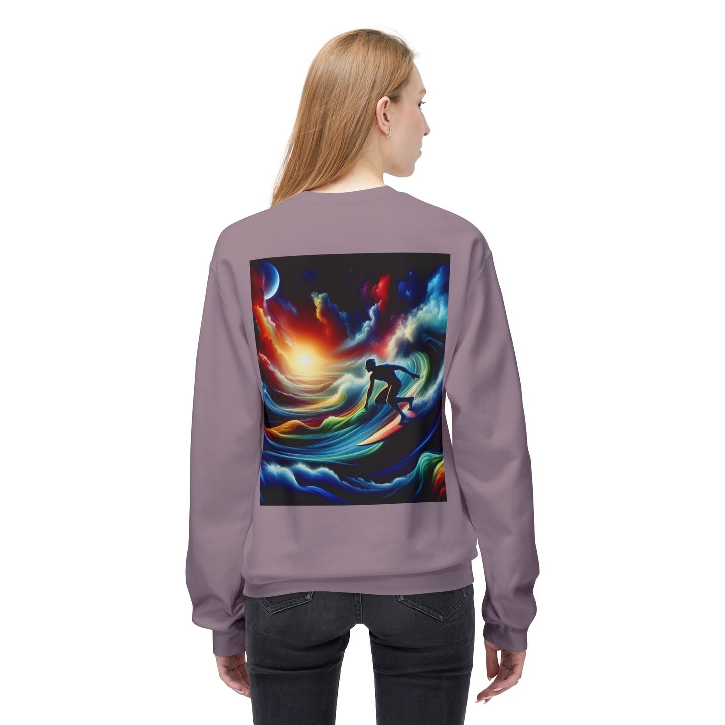 Juicy Clams Unisex Midweight Fleece Crewneck Sweatshirt (D032)