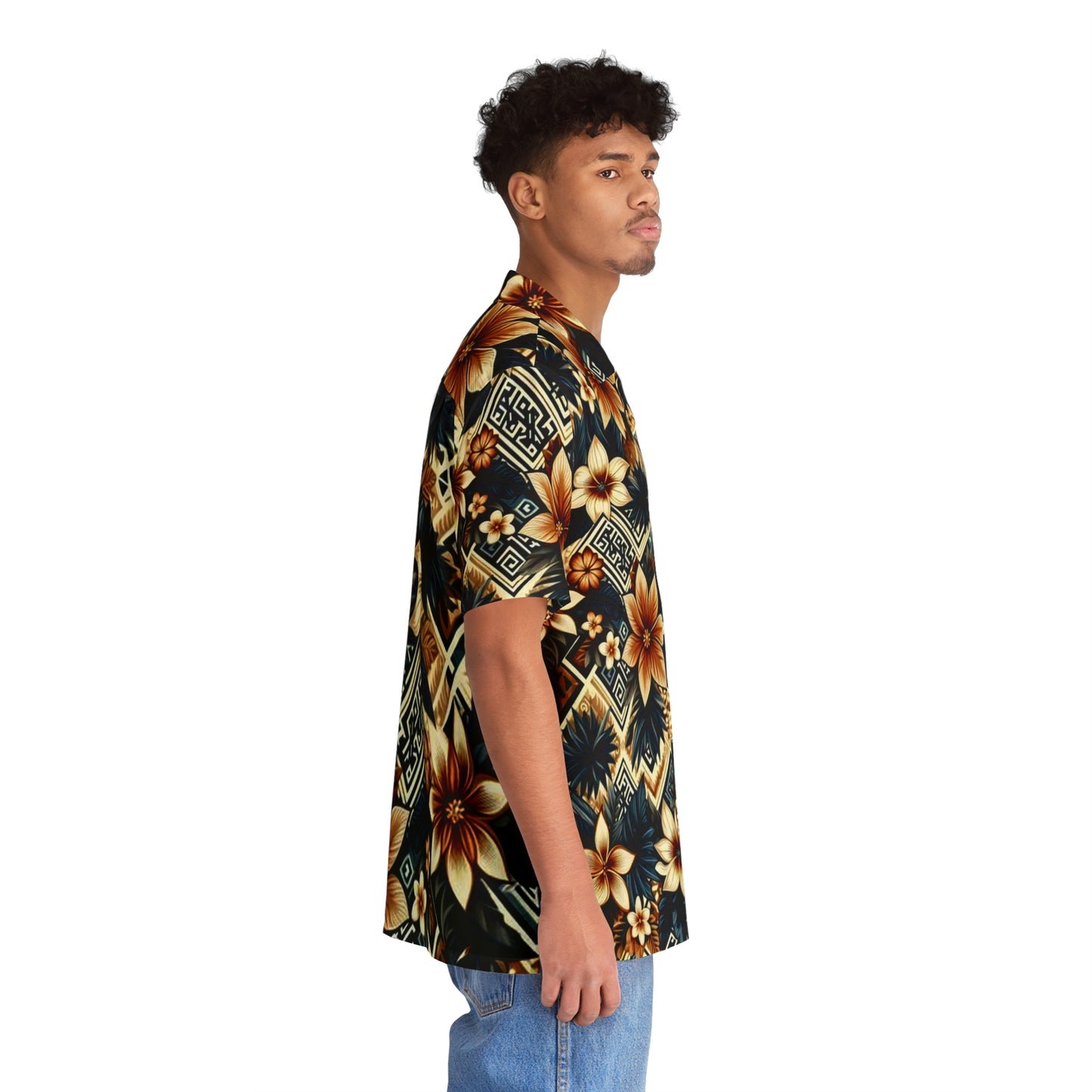 Juicy Clams Men's Hawaiian Shirt (1119)