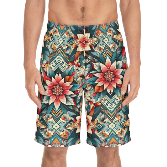 Juicy Clams Men's Board Shorts (1024)