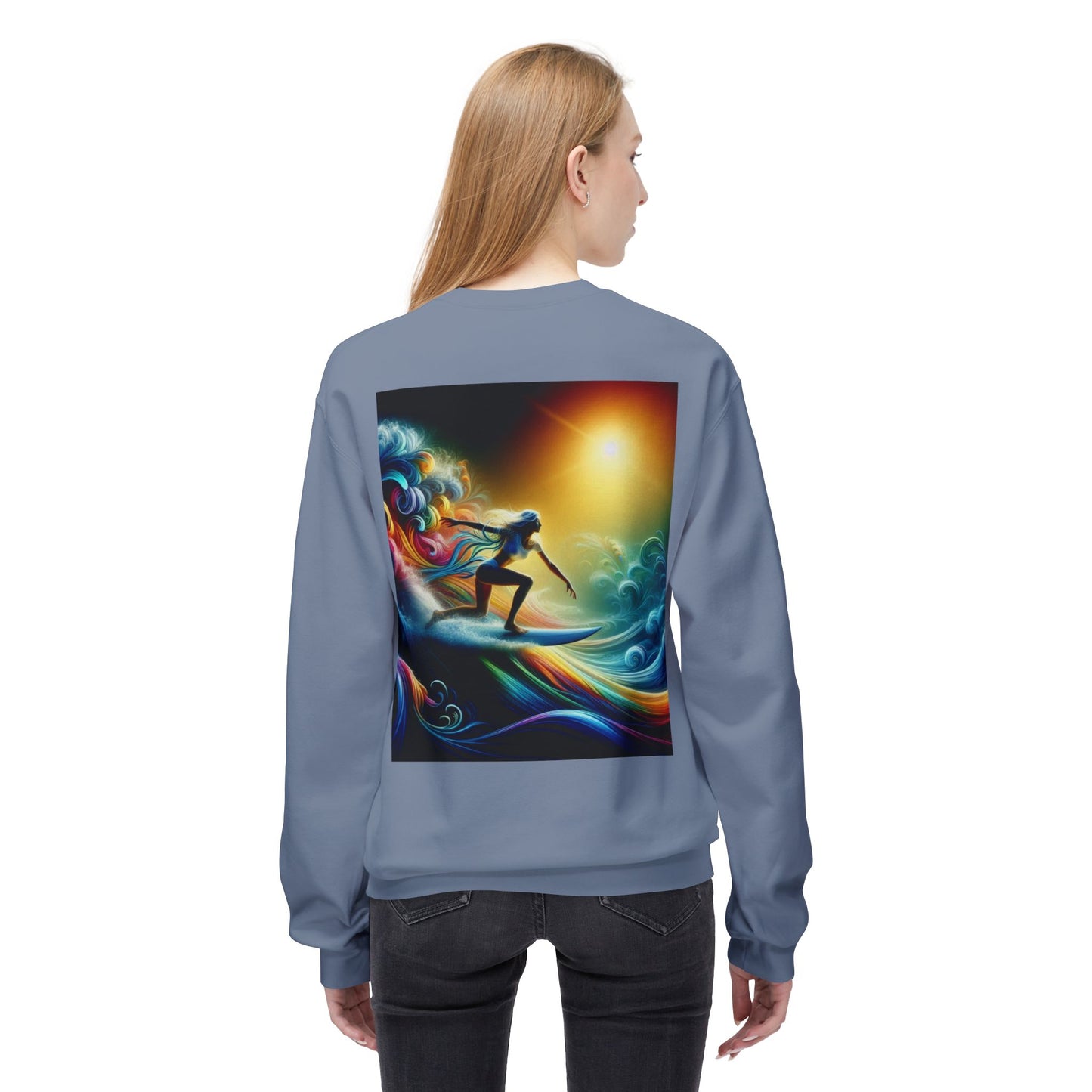 Juicy Clams Unisex Midweight Fleece Crewneck Sweatshirt (D025)