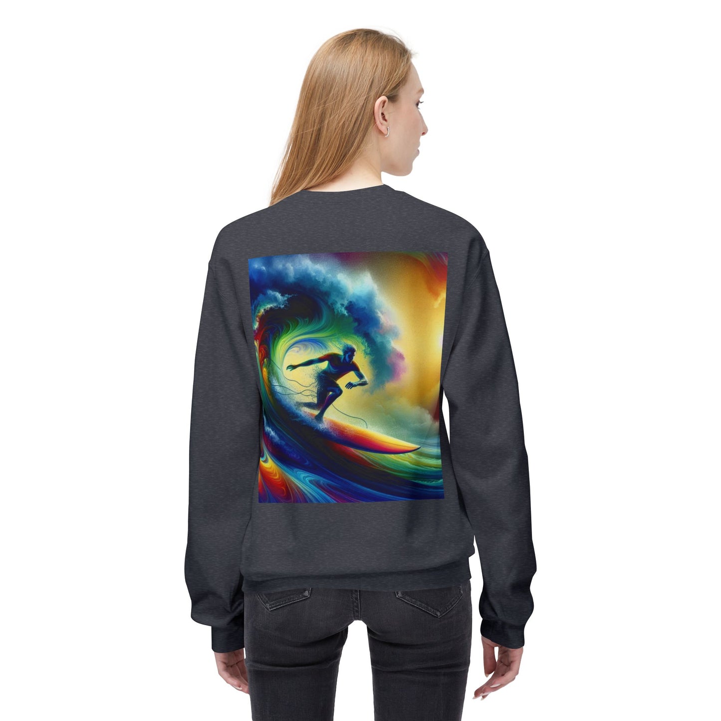 Juicy Clams Unisex Midweight Fleece Crewneck Sweatshirt (D027)